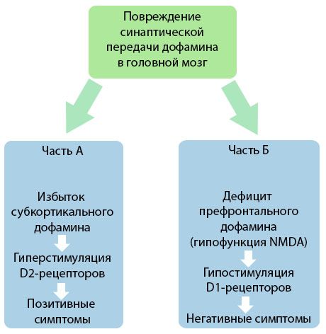 Нарушаване на метаболизма на допамина в психични заболявания